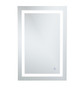 Elegant Decor MRE12436 Helios 24in x 36in Hardwired LED mirror with touch sensor and color changing temperature 3000K/4200K/6400K