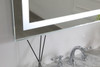 Elegant Decor MRE12440 Helios 24in x 40in Hardwired LED mirror with touch sensor and color changing temperature 3000K/4200K/6400K