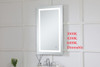 Elegant Decor MRE12440 Helios 24in x 40in Hardwired LED mirror with touch sensor and color changing temperature 3000K/4200K/6400K
