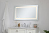 Elegant Decor MRE12440 Helios 24in x 40in Hardwired LED mirror with touch sensor and color changing temperature 3000K/4200K/6400K