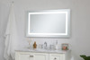 Elegant Decor MRE12440 Helios 24in x 40in Hardwired LED mirror with touch sensor and color changing temperature 3000K/4200K/6400K
