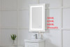 Elegant Decor MRE12030 Helios 20in x 30in Hardwired LED mirror with touch sensor and color changing temperature 3000K/4200K/6400K Elegant Decor MRE12030 Helios 20in x 30in Hardwired LED mirror with touch sensor and color changing temperature 3000K/4200K/6400K