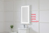 Elegant Decor MRE12036 Helios 20in x 36in Hardwired LED mirror with touch sensor and color changing temperature 3000K/4200K/6400K