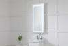 Elegant Decor MRE12040 Helios 20in x 40in Hardwired LED mirror with touch sensor and color changing temperature 3000K/4200K/6400K