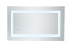 Elegant Decor MRE11830 Helios 18in x 30in Hardwired LED mirror with touch sensor and color changing temperature 3000K/4200K/6400K