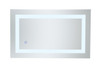 Elegant Decor MRE11830 Helios 18in x 30in Hardwired LED mirror with touch sensor and color changing temperature 3000K/4200K/6400K