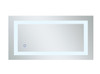 Elegant Decor MRE11830 Helios 18in x 30in Hardwired LED mirror with touch sensor and color changing temperature 3000K/4200K/6400K