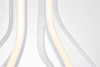 Elegant Lighting 5105D26WH Dahlia 3 light in White Pendant