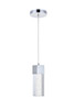 Elegant Lighting 5300D4C Novastella 1 light Chrome LED Pendant