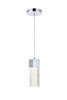 Elegant Lighting 5300D4C Novastella 1 light Chrome LED Pendant