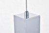 Elegant Lighting 5300D4C Novastella 1 light Chrome LED Pendant