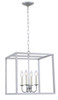 Living District LD6105D16S Eclipse 4 light Vintage Sliver pendant