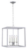 Living District LD6105D16S Eclipse 4 light Vintage Sliver pendant