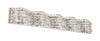 Living District LD7019C Ollie 5 light Chrome and Clear Crystals wall sconce