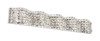 Living District LD7019C Ollie 5 light Chrome and Clear Crystals wall sconce