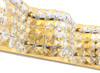 Living District LD7020BR Ollie 5 light Brass and Clear Crystals wall sconce Living District LD7020BR Ollie 5 light Brass and Clear Crystals wall sconce