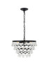 Living District LD5016D17BK Kora 5 light Black Pendant