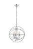 Living District LD5055D16C Wallace 4 light Chrome Pendant