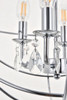 Living District LD5055D16C Wallace 4 light Chrome Pendant