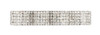 Living District LD7017C Ollie 4 light Chrome and Clear Crystals wall sconce