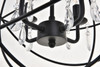 Living District LD5055D16MB Wallace 4 light Matte Black Pendant