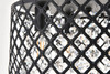 Living District LD5010F13MB Tully 4 light Matte Black Flush Mount