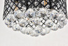 Living District LD5010F13MB Tully 4 light Matte Black Flush Mount