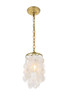 Living District LD5050D6BR Selene 1 light Brass Pendant