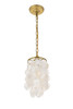 Living District LD5050D6BR Selene 1 light Brass Pendant