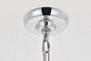 Living District LD5051D20C Timber 8 light Chrome Pendant