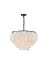 Living District LD5050D24BK Selene 6 light Black Pendant