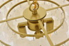 Living District LD5050D20BR Selene 4 light Brass Pendant