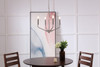 Living District LD8024D18C Enzo 4 light Chrome pendant