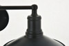 Living District LD4033W21BK Etude 2 light black Wall Sconce