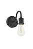 Living District LD4028W5BK Serif 1 light black Wall Sconce