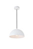 Living District LD4022D12WH Forte 1 light White Pendant