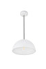 Living District LD4022D12WH Forte 1 light White Pendant