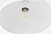 Living District LD4022D12WH Forte 1 light White Pendant