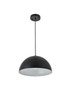 Living District LD4023D14BK Forte 1 light black Pendant