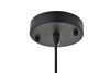 Living District LD4025D16BK Forte 1 light black Pendant