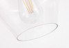 Living District LD2254BR Gene 1 light Brass and Clear glass Flush mount