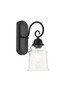 Living District LD4007W5BK spire 1 light Black Wall Sconce