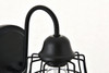 Living District LD4008W10BK Candor 1 light black Wall Sconce