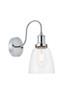 Living District LD4013W6C Felicity 1 light chrome Wall Sconce