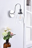 Living District LD4013W6C Felicity 1 light chrome Wall Sconce