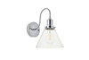 Living District LD4017W7C Histoire 1 light chrome Wall Sconce