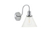 Living District LD4017W7C Histoire 1 light chrome Wall Sconce