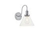 Living District LD4017W7C Histoire 1 light chrome Wall Sconce