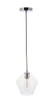 Living District LD2256C Gene 1 light Chrome and Clear glass pendant