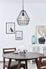 Living District LD4008D11BK Candor 1 light black Pendant